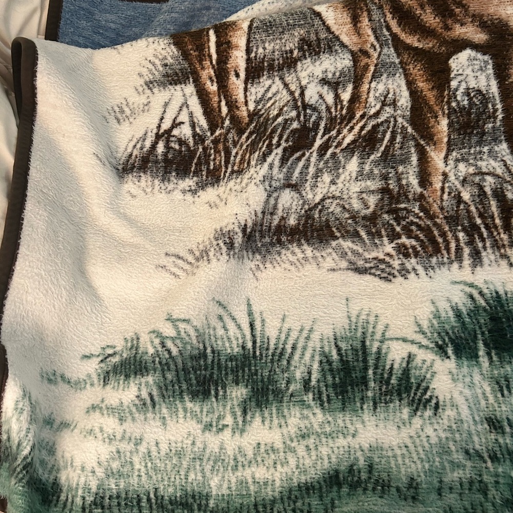 Vintage Biederlack Throw / Blanket - Picture 5 of 12